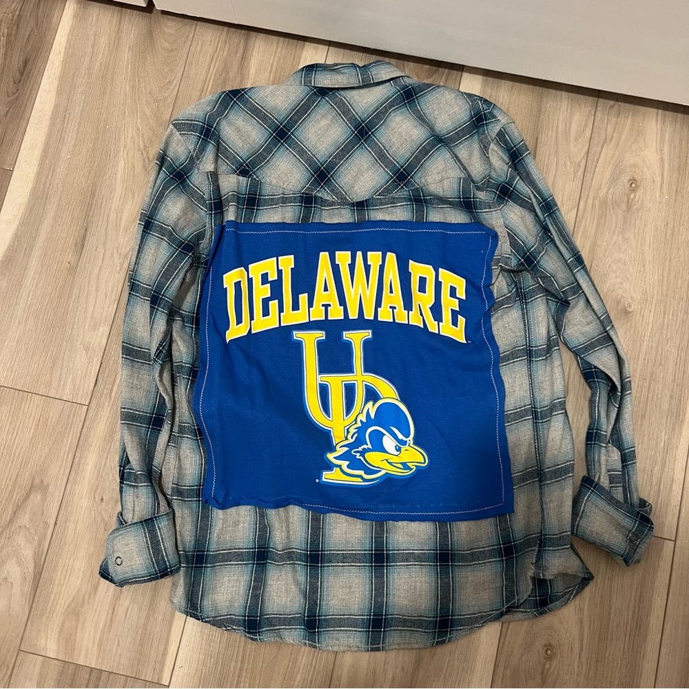 University of Delaware flannel shirt